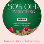 Tamela Mann Instagram - 🎄Don’t miss the after Christmas sale at @tamelamanncollection 50% off of the entire site. Use code 👉🏾 AFTERCHRISTMAS
