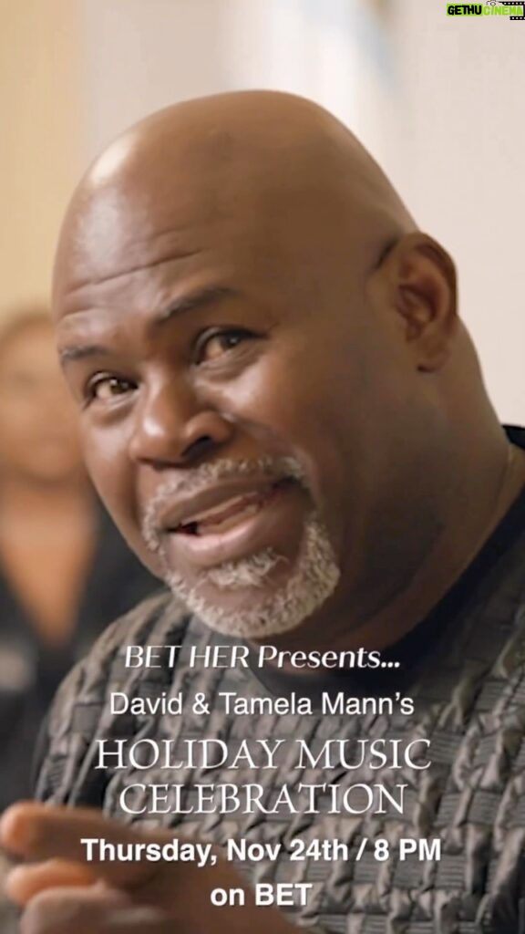 Tamela Mann Instagram - Grab a plate as @davidandtamela , @kirkfranklin, @ceelogreen, and more sing your favorite holiday songs on #Thanksgiving evening! 🎶 See you in the living room TOMORROW 8/7c! #BETHolidayKickback!