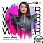 Tamela Mann Instagram – Thank you God! Thank you family! Thank you @amas Thank you TillyMann! Thank you to everyone who voted! Thank you Husband! To God Be All The Glory‼️