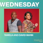 Tamela Mann Instagram - It’s always wonderful to see our sister @tamronhall at the @tamronhallshow Tune in Wednesday!! #Mannandwife #DavidandTamela #tamronhall #overcomer #mannfamilydinner #manntv