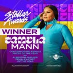 Tamela Mann Instagram - Happy Sunday Family! To God Be All The Glory for the things HE Has done! Thank you to @thestellars for the acknowledgment and support of every nominee! Gospel Music is here to stay and thrive and we are blessed to thrive & operate in this space! Congratulations also to our son @davidmannjr receiving the award for producing the best video of the year, Help Me from the Overcomer album! We are so elated for this honor and love to everyone who helped to bring this vision to life! We Love Y’all! #tillymannmusicgroup #tamelamann #davidmannjr #winner #stellarawards #gospel #music #praise #helpme #overcomer cc: @ellis.creativesolutions