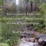 Tamera Mowry-Housley Instagram - Found such peace in Lake Tahoe, and this quote became my mantra. 🌊💙 Sometimes we have to come to understand that we live in a fallen world. Good and bad things do happen in life. But I’ve learned God is always with us comforting us along the way. ‘Just because it feels “out of your control” doesn’t mean it’s not in God’s control.’ Let that sink in. Come back to it, read it, breathe it. He’s got us, always.