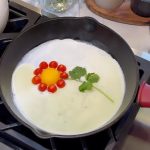 Tamera Mowry-Housley Instagram - So cute…don’t ya think? Having some fun with my culinary skills. 🍅🌿🍳 Who knew I could whip up a floral masterpiece in the kitchen? 😂👩‍🍳 Inspo✨: @my_kitchen_menus