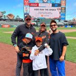Tamera Mowry-Housley Instagram - A day filled with family, fun, and a whole lot of @sfgiants spirit! ⚾️❤️ The joy on my kids' faces as they met some of their favorite players was priceless. So grateful to share this incredible experience with my family. (Tahj we know you love the Dodgers thanks for being there anyways 🤣) Memories made, cheers shared, and Giants pride shining bright! 🌟🧡