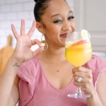 Tamera Mowry-Housley Instagram - Discovering a delightful recipe and couldn’t resist giving it a try! 🍹🍷 Mixing up a mouthwatering White Sangria with @housleynapa Pinot Girgio. Savoring the flavors of summer and enjoying every sip!🥂✨ Inspo/Mix✨: @styledbydaisies
