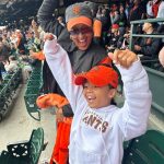 Tamera Mowry-Housley Instagram - A day filled with family, fun, and a whole lot of @sfgiants spirit! ⚾️❤️ The joy on my kids' faces as they met some of their favorite players was priceless. So grateful to share this incredible experience with my family. (Tahj we know you love the Dodgers thanks for being there anyways 🤣) Memories made, cheers shared, and Giants pride shining bright! 🌟🧡
