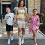 Tamera Mowry-Housley Instagram – My happy place is with my babies! Also in #austintexas always the amazing @moonshine_atx 🍿🥃