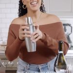Tamera Mowry-Housley Instagram - The California 75 is a spin on an old classic, the French 75. This drink was amazing and is a great option for your next brunch! Full tutorial coming soon on YouTube! 😉 Recipe 🍋 • 2 ounces (60 mL) Dry Vermouth* • 1 ounce (30 mL) freshly squeezed lemon juice* • 1 ounce (30 mL) simple syrup • 6 ounces (175 mL) Sparkling Wine* • Garnish: lemon twist (or ribbon)*