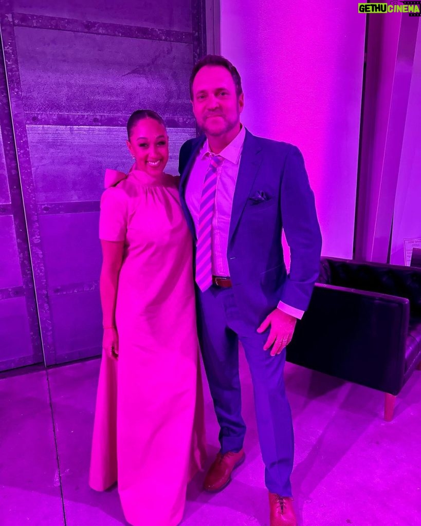 Tamera Mowry-Housley Instagram - My oh my. Do I love this life! 19 years with you and still counting. 💕 Just a few things to say why I ❤️ you ahead of #valentines_day 1. You have an amazing heart. 2. You love the Lord. 3. You protect our little family. 4. You always find ways to help our community. #mommyanddaddy night out fundraising an auction. Make-up @ashleybias Hair @hairmakeuptaramarshell Dress @staud.clothing Styling @miss_kellyjohnson