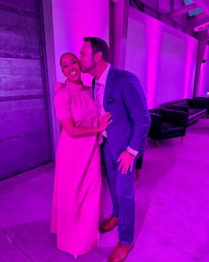 Tamera Mowry-Housley Instagram - My oh my.  Do I love this life! 
19 years with you and still counting. 💕 
Just a few things to say why I ❤️ you ahead of  #valentines_day 

1. You have an amazing heart. 
2. You love the Lord. 
3. You protect our little family. 
4. You always find ways to help our community. 

#mommyanddaddy night out fundraising an auction. 

Make-up @ashleybias 
Hair @hairmakeuptaramarshell 
Dress @staud.clothing 
Styling @miss_kellyjohnson