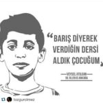 Taner Ölmez Instagram – Barış sadece Barış
