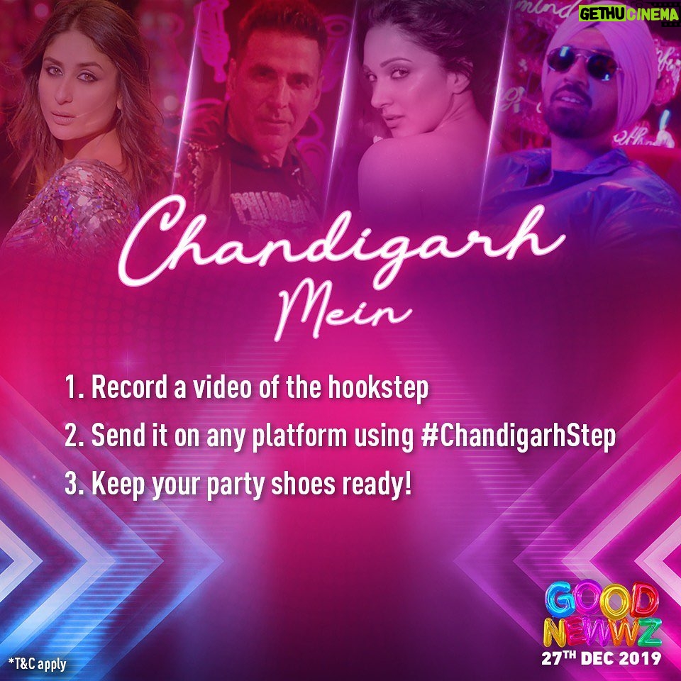 Tanishk Bagchi Instagram - People send in your entries now ! @dharmamovies @karanjohar @azeemdayani @akshaykumar @diljitdosanjh @kiaraaliaadvani @apoorva1972 @raj_a_mehta @shashankkhaitan @badboyshah @hardysandhu #ChandigarhStep #GoodNewwz #chandigarhmein