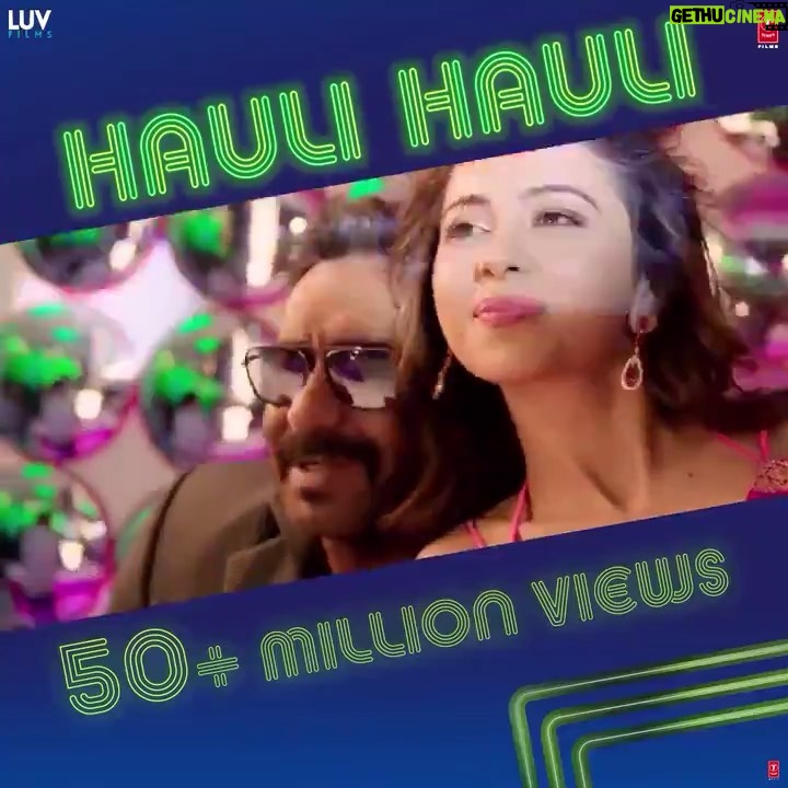 Tanishk Bagchi Instagram - #HauliHauli crosses 50 Million+ Views! Thank you, everyone, for making it a song, jiske bina pheeki hai har party.🙌🏻🎶💃🏻 @ajaydevgn | @tabutiful | @rakulpreet | @dedepyaarde #AkivAli | @officialgarrysandhu | @nehakakkar | @mellowdofficial | @boscomartis @tseries.official | @luv_films | #BhushanKumar | #LuvRanjan | @gargankur82
