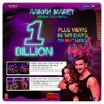 Tanishk Bagchi Instagram – ⁣UNBELIEVABLE!!! #AankhMarey crosses 1 Billion+ Views across #Youtube. I have no words to express my happiness and excitement for the milestone achieved. Thank you for all the love, blessings and WINKS! 🤘😉🕺🏻⁣
⁣
@ranveersingh | @saraalikhan95 | @karanjohar | @itsrohitshetty | @dharmamovies | @rohitshettypicturez | @reliance.entertainment | @azeemdayani | @tseries.official | @nehakakkar | @shabbir_ahmed9 | @mikasingh | @kumarsanuofficial | #Simmba