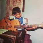 Tanishk Bagchi Instagram – #FlashbackFriday to the moment where it all started! #GuitarLove.🎸
