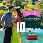 Tanishk Bagchi Instagram – Keep the love coming! 10 Million+ views on #TereBin.🎶
–
@ranveersingh | @saraalikhan95 | @karanjohar | @itsrohitshetty | @dharmamovies | @rohitshettypicturez | @reliance.entertainment | @simmbathefilm | @azeemdayani | @tseries.official | @officialrfakworld | @aseeskaurmusic | @therashmivirag | #Simmba