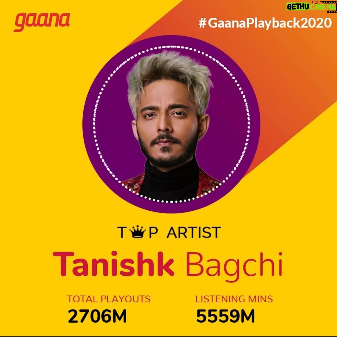 Tanishk Bagchi Instagram - Thank you @gaana