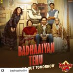 Tanishk Bagchi Instagram - #Repost @badhaaihofilm with @get_repost ・・・ The 'khush khabri' anthem is here! 😍 Get ready to sway on the catchy beats of #BadhaaiyanTenu, releasing tomorrow! ♥ @badhaaihofilm @ayushmannk @sanyamalhotra_ @gajrajrao @neena_gupta @jungleepictures @pictureschrome @tseries.official @tanishk_bagchi @vayurus
