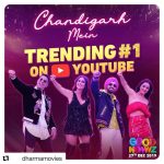 Tanishk Bagchi Instagram - #Repost @dharmamovies with @get_repost ・・・ The beat has dropped, the love has soared!♥️ #ChandigarhMein trending #1 on #Youtube! Song link in bio. #GoodNewwz @akshaykumar #KareenaKapoorKhan @diljitdosanjh @kiaraaliaadvani @karanjohar @apoorva1972 @shashankkhaitan @raj_a_mehta @somenmishra @badboyshah @harrdysandhu @lisamishramusic @aseeskaurmusic @dharmamovies @azeemdayani @boscomartis @zeestudiosofficial #CapeOfGoodFilms @zeemusiccompany