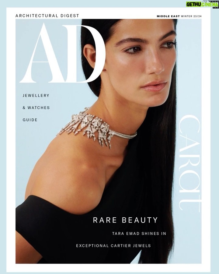 Tara Emad Instagram - For the launch issue of Architectural Digest’s watches and jewellery magazine, AD Carat, only the most captivating cover story would do. Who better than Egyptian actress Tara Emad (@taraemad) to showcase the enduring, chameleonic beauty of exceptional pieces from the Cartier Collection (@cartier)? And what better time than when Louvre Abu Dhabi (@louvreabudhabi) is hosting an exhibition exploring the influences of the Islamic arts on Cartier’s designs? Take a deep dive into our cover story via link in bio. Elsewhere, AD Carat spotlights outstanding jewels and timepieces, from the latest launches and regional exclusives to the rarest archive treasures, delving into the stories behind the masterpieces. We also celebrate iconic designers – including Azza Fahmy (@azzafahmy), Gabrielle “Coco” Chanel and Marie Munier (@mariemuniercreations) – whose influence grows with each decade. AD Carat is available with the December ‘23/January ‘24 issue of AD Middle East, and also available at select jewellery stores in the UAE. Photos by: @charlottekrieger | Talent management: @mad_solutions | Animation: @artemlevashov.jpg | Text: @interiorseditor | Stylist: @zolototrubova | Production: @malaikanaik | Photo assistant: @charlotte_favre | Styling assistant: @andrewgutrov | MUA: @yvanerocher | Hair stylist: @sayakaotama بالنسبة لإصدار مجلاتنا الأولى التي تركز على الساعات والمجوهرات “AD Carat”، فمن المعقول أن تكون قصة الغلاف هي الأكثر جذبًا للنظر. من أفضل من الممثلة المصرية ‘تارا عماد’ لتسليط الضوء على الجمال الدائم والمتعدد الأبعاد لقطع المجوهرات من مجموعة “كارتييه”؟ وهل هناك وقت أفضل من استضافة متحف “اللوفر أبوظبي” معرضاً يستكشف تأثير الفنون الإسلامية على تصاميم “كارتييه”؟ قم بالتعمق في قصة الغلاف الخاصة بنا عبر الرابط في البايو وفي مكان آخر، يسلط “AD Carat” الضوء على المجوهرات والساعات الرائعة، بدءًا من أحدث الإصدارات والعروض الحصرية الإقليمية وحتى كنوز الأرشيف النادرة، ويتعمق في القصص وراء الروائع. كما نحتفل أيضًا بالمصممين المعروفين - بما في ذلك عزة فهمي، وغابرييل “كوكو” شانيل، وماري مونييه - الذين ينمو تأثيرهم مع كل عقد من الزمن يتوفر AD Carat في مجلة “آركتكتشر دايجست” لشهر ديسمبر/يناير، كما يتوفر أيضًا في متاجر مجوهرات مختارة في دولة الإمارات