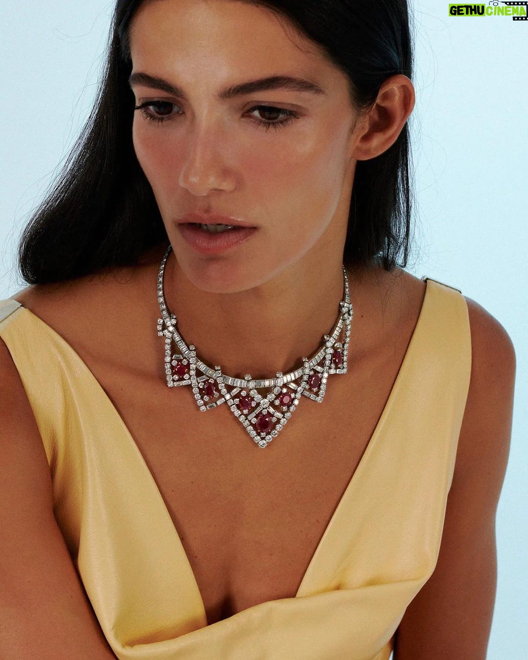 Tara Emad Instagram - For the launch issue of Architectural Digest’s watches and jewellery magazine, AD Carat, only the most captivating cover story would do. Who better than Egyptian actress Tara Emad (@taraemad) to showcase the enduring, chameleonic beauty of exceptional pieces from the Cartier Collection (@cartier)? And what better time than when Louvre Abu Dhabi (@louvreabudhabi) is hosting an exhibition exploring the influences of the Islamic arts on Cartier’s designs? Take a deep dive into our cover story via link in bio. Elsewhere, AD Carat spotlights outstanding jewels and timepieces, from the latest launches and regional exclusives to the rarest archive treasures, delving into the stories behind the masterpieces. We also celebrate iconic designers – including Azza Fahmy (@azzafahmy), Gabrielle “Coco” Chanel and Marie Munier (@mariemuniercreations) – whose influence grows with each decade. AD Carat is available with the December ‘23/January ‘24 issue of AD Middle East, and also available at select jewellery stores in the UAE. Photos by: @charlottekrieger | Talent management: @mad_solutions | Animation: @artemlevashov.jpg | Text: @interiorseditor | Stylist: @zolototrubova | Production: @malaikanaik | Photo assistant: @charlotte_favre | Styling assistant: @andrewgutrov | MUA: @yvanerocher | Hair stylist: @sayakaotama بالنسبة لإصدار مجلاتنا الأولى التي تركز على الساعات والمجوهرات “AD Carat”، فمن المعقول أن تكون قصة الغلاف هي الأكثر جذبًا للنظر. من أفضل من الممثلة المصرية ‘تارا عماد’ لتسليط الضوء على الجمال الدائم والمتعدد الأبعاد لقطع المجوهرات من مجموعة “كارتييه”؟ وهل هناك وقت أفضل من استضافة متحف “اللوفر أبوظبي” معرضاً يستكشف تأثير الفنون الإسلامية على تصاميم “كارتييه”؟ قم بالتعمق في قصة الغلاف الخاصة بنا عبر الرابط في البايو وفي مكان آخر، يسلط “AD Carat” الضوء على المجوهرات والساعات الرائعة، بدءًا من أحدث الإصدارات والعروض الحصرية الإقليمية وحتى كنوز الأرشيف النادرة، ويتعمق في القصص وراء الروائع. كما نحتفل أيضًا بالمصممين المعروفين - بما في ذلك عزة فهمي، وغابرييل “كوكو” شانيل، وماري مونييه - الذين ينمو تأثيرهم مع كل عقد من الزمن يتوفر AD Carat في مجلة “آركتكتشر دايجست” لشهر ديسمبر/يناير، كما يتوفر أيضًا في متاجر مجوهرات مختارة في دولة الإمارات