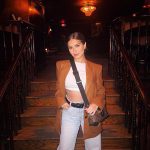 Tara Sutaria Instagram – 🍝🍷🎹 New York, it’s been swell 🖤 
And now, London ✈️ Greenwich Village, New York
