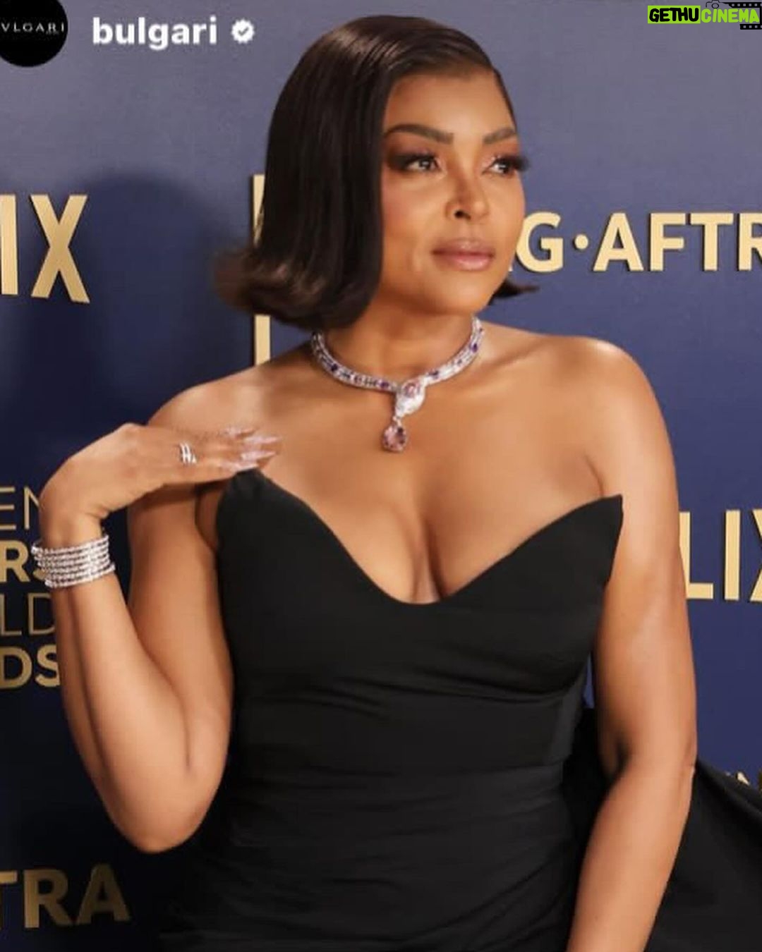 Taraji P. Henson Instagram - @bulgari Thank you 💜💜💜