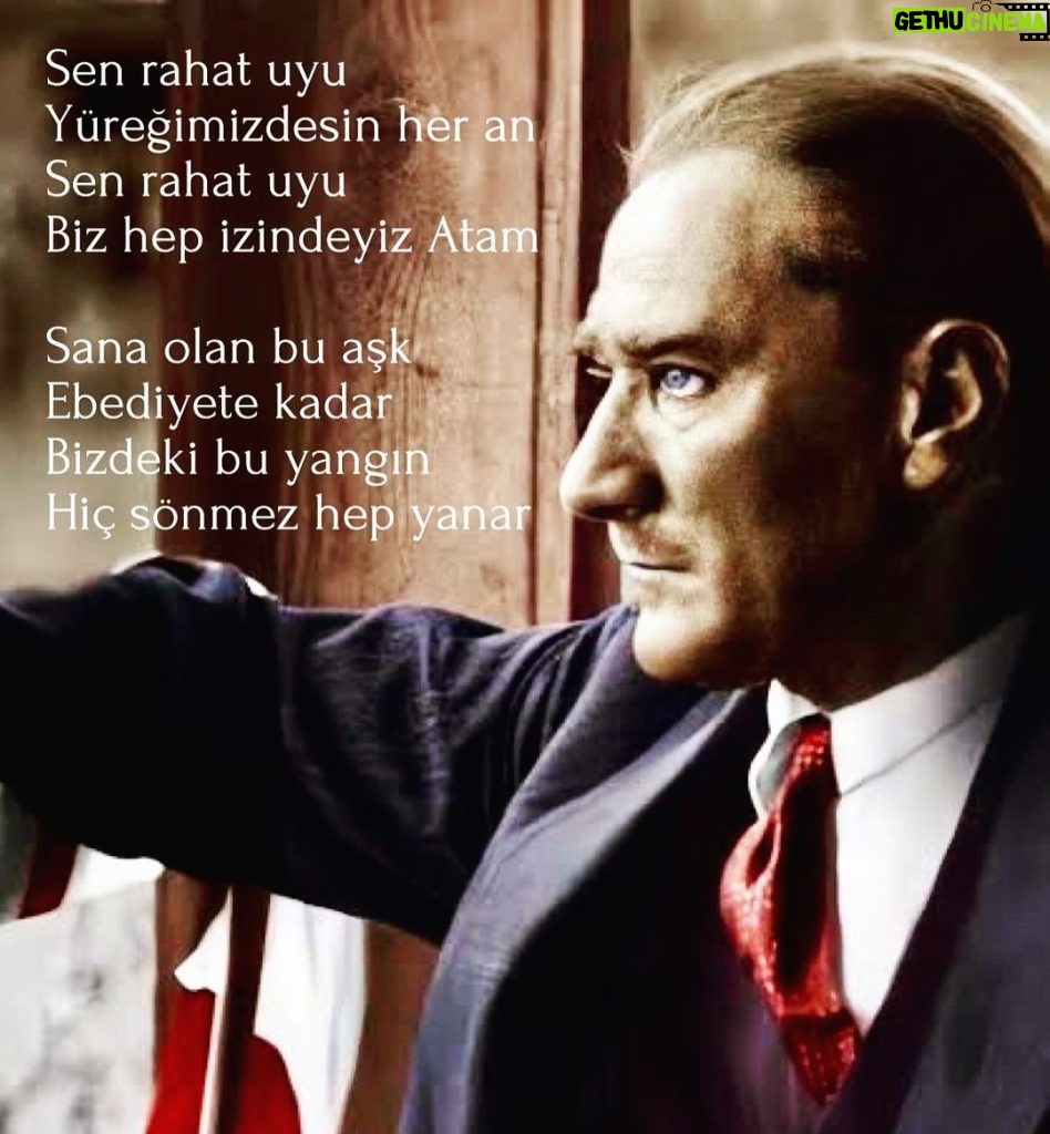 Tarkan Instagram - Sen rahat uyu Yüreğimizdesin her an Sen rahat uyu Biz hep izindeyiz Atam Sana olan bu aşk Ebediyete kadar Bizdeki bu yangın Hiç sönmez hep yanar Cumhuriyet’in 100. yılı ve de Atatürk için yazdığım marşın sözlerinden küçük bir bölüm paylaşmak, bugün yerinde olur dedim. #Atatürk #SenRahatUyu
