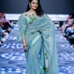 Tasnia Farin Instagram - First time walking the ramp as a showstopper. Thank you @anzara.official #apexbangladeshfashionlegacy