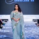 Tasnia Farin Instagram - First time walking the ramp as a showstopper. Thank you @anzara.official #apexbangladeshfashionlegacy