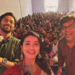 Tasnia Farin Instagram - Thank you! EastWest university,Jagannath university and North South university for having us. Watch “Kacher Manush Dure Thuiya” on 22nd February on @chorkiofficial with your family, friends and loved ones.