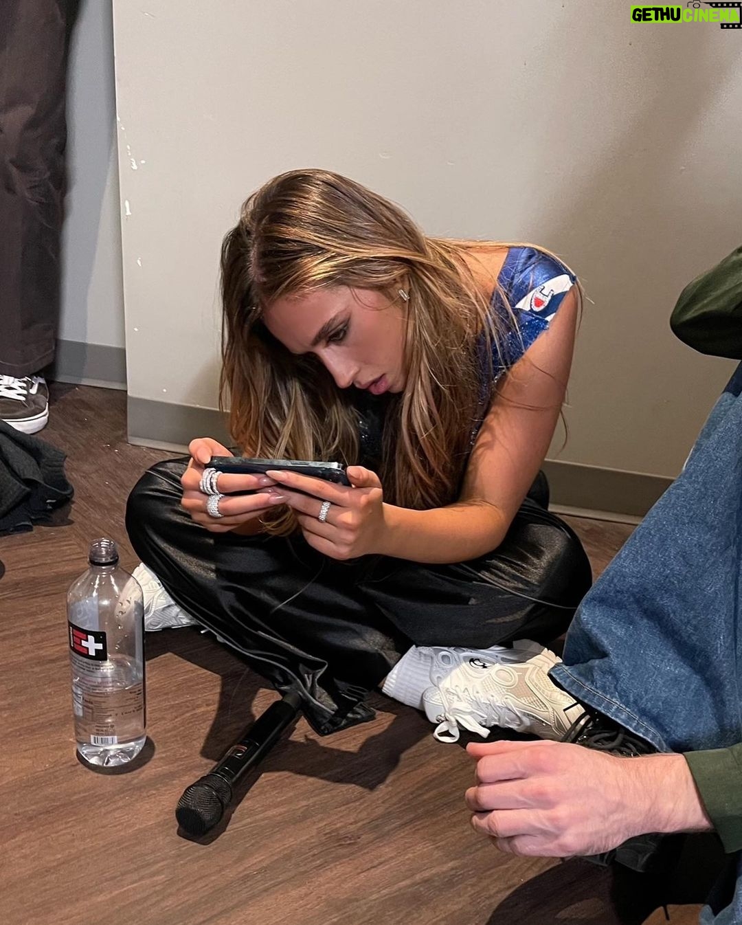 Tate McRae Instagram - just rhinestone mics and 20 year old things