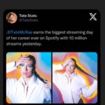 Tate McRae Instagram – 🎧🥺🎤™️🤠💓🥹👍🏼👽 how i feel ab the last couple weeks
