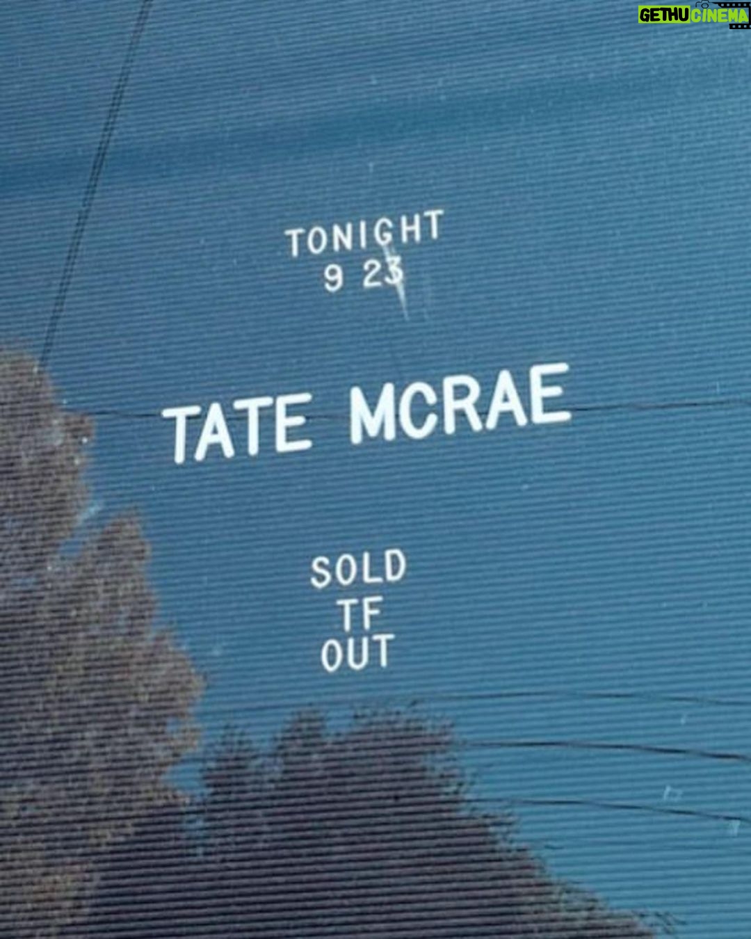 Tate McRae Instagram - i’m bout to do soundcheck wyd