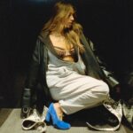 Tate McRae Instagram - wyd if ur not wearing blue fluffy heels