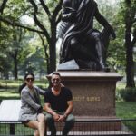 Taylor Kinney Instagram - Dapper in Central Park with @msmayoalldayo Robert Burns will be watching September 26 #chicagofire 📸 @mannyreel