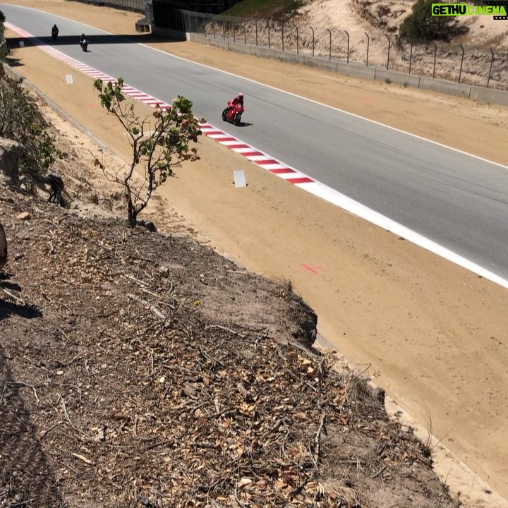 Taylor Kinney Instagram - Really doing it Momma! #lagunaseca ripping with @grantlangston8 Big thanks to @daineseofficial @agvhelmets Also Drew and the gang from @Superbikecorse in Laguna Hills for getting her ready.