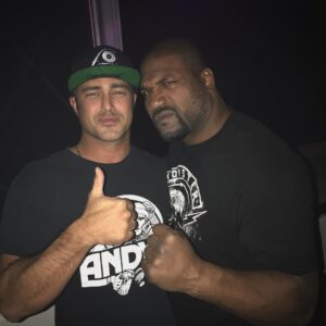 Taylor Kinney Instagram - @rampage4real Kick some ass tonight my friend!