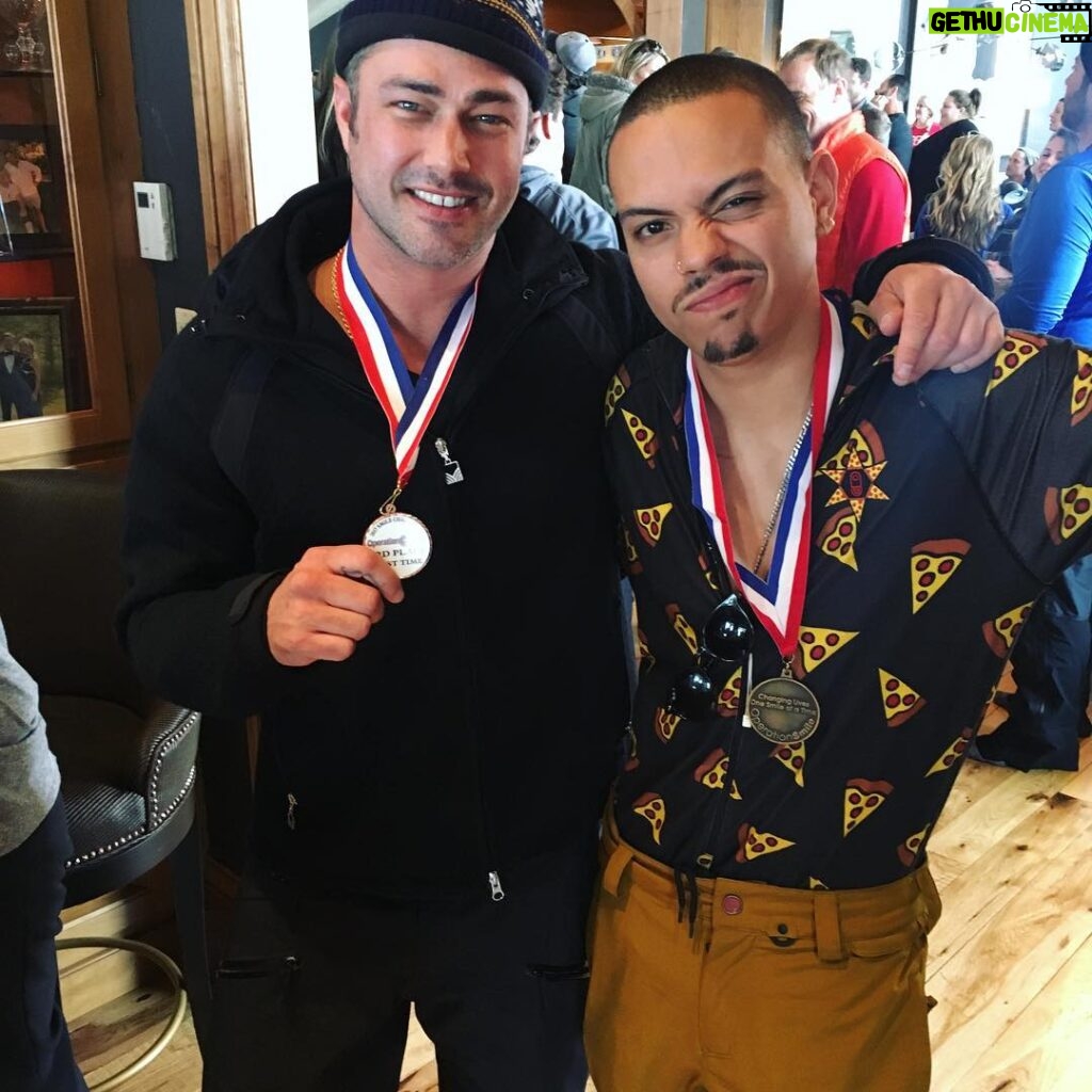 Taylor Kinney Instagram - Hanging with my world champion downhill ski nemesis @realevanross. We have been coming to Salt Lake City for an @operationsmile charity event for a couple years now. Great people, fun times for an even better cause. Check out #operationsmile and get involved, donate if you have the means, a little can do a lot. Cheers!!!