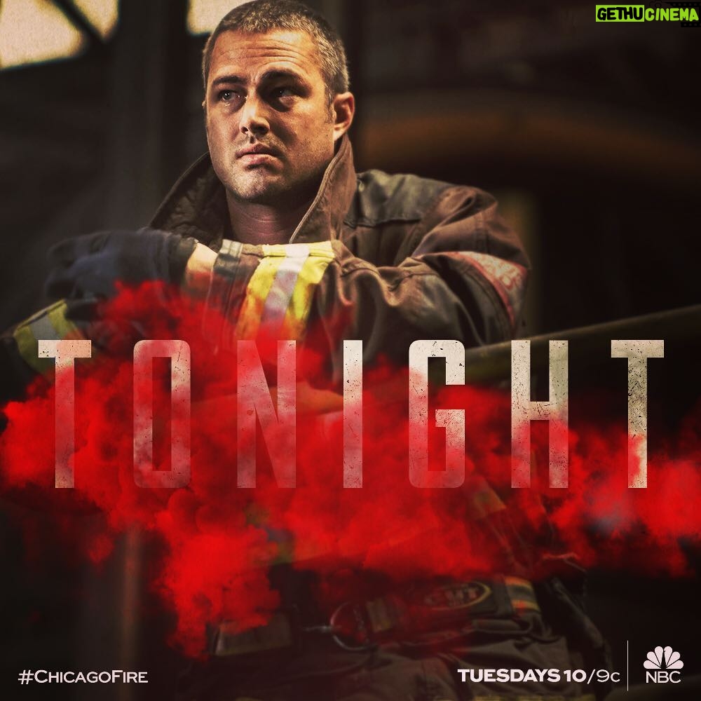 Taylor Kinney Instagram - Tonite NBC will air our 100th episode of #chicagofire Am so proud to be a part of such a moving show, the cast, the crew and even the suits! My thanks to all the fans out there who have watched and supported us in our storytelling, tonite is a special one, get your friends and family together and enjoy. Lots of love from #chicagofire100