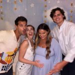 Taylor Lautner Instagram - INCOMING NEPHEW ALERT !🚨! The best time celebrating these two last night 💙