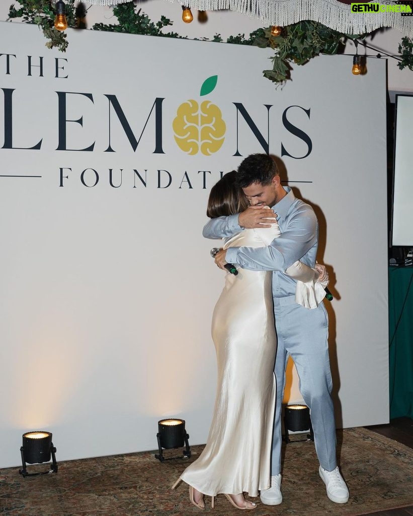 Taylor Lautner Instagram - There is no greater gift in the world than celebrating our 1 year wedding anniversary by hosting our Inaugural Lemons Foundation Gala raising mental health awareness. I am still in shock and awe by the turnout and generosity of so many. @taylautner I am SO proud of you and can’t wait to continue this journey together doing whatever little part we can contribute to such a massive and important need. This is only the beginning! 🍋🍋🍋 @lemonsbytay