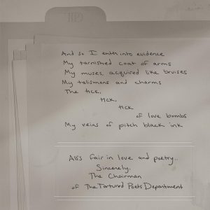 Taylor Swift Instagram - All’s fair in love and poetry... New album THE TORTURED POETS DEPARTMENT. Out April 19 🤍 📷: @bethgarrabrant