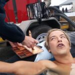 Taz Skylar Instagram – ❄️ So this day was tough for everyone. Like I’m in to ice baths… So when I say the water is cold… It really is cold. and the water was FREEZING 🥶🧊 But we also laughed a LOT 😂 @onepiecenetflix South Africa