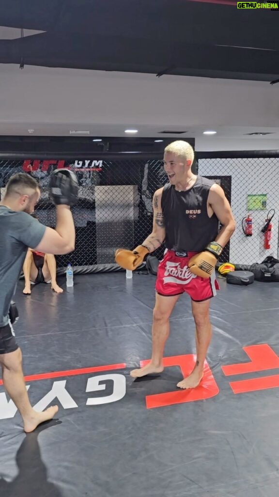 Taz Skylar Instagram - We got 3 sessions in @ufcgym__abudhabi over the 5 days we where here! Thank you for the warm welcome guys! 🙏🏼And @ramy.bk for the sick combos 🫡 Abu Dhabi, United Arab Emirates