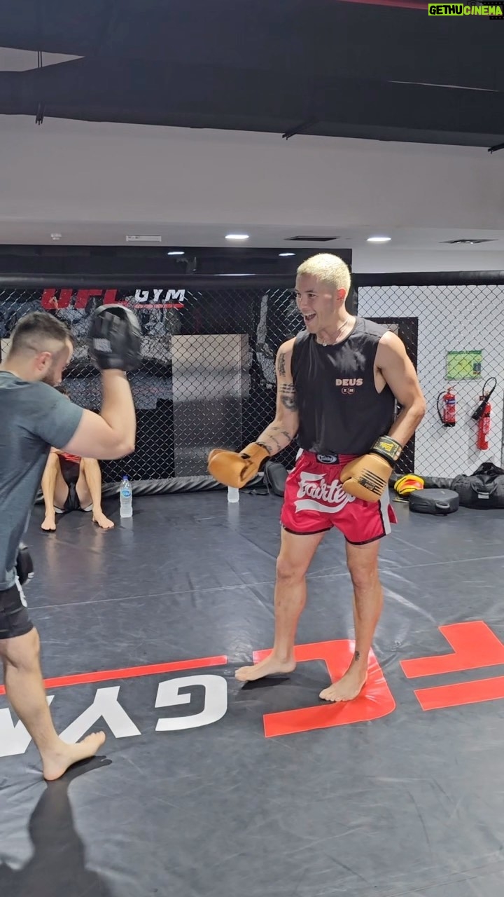 Taz Skylar - 3 Likes - We got 3 sessions in @ufcgym__abudhabi over the 5 days we where here! Thank you for the warm welcome guys! 🙏🏼And @ramy.bk for the sick combos 🫡