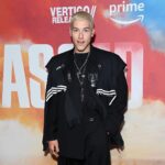 Taz Skylar Instagram - Having my parents finally be at a premiere, with cast mates that I love & my mentors @barturuspoli & @hesterruoff Thanks Kimmmyyy for styling me out @kim_howells ! Jacket @cheshe.diversion Trousers - @wooyoungmi Shoes - @louboutinworld Necklace and bracelet @trustjudyblame Rings - @karthurbuilds Styling - @kim_howells @dobbscld @lilytthompson Picturehouse Central