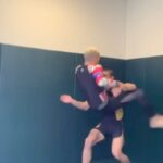 Taz Skylar Instagram - @brendanfarnsworth1 teaching me some flying triangles @gracieuniversityhq 😜🫡🚀🦅🔺