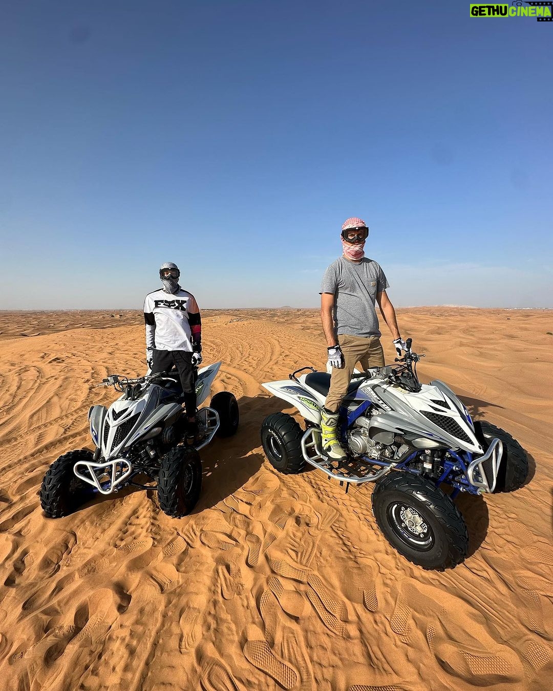 Taz Skylar Instagram - Wait till you see my Gopro footage! Sharjah Desert