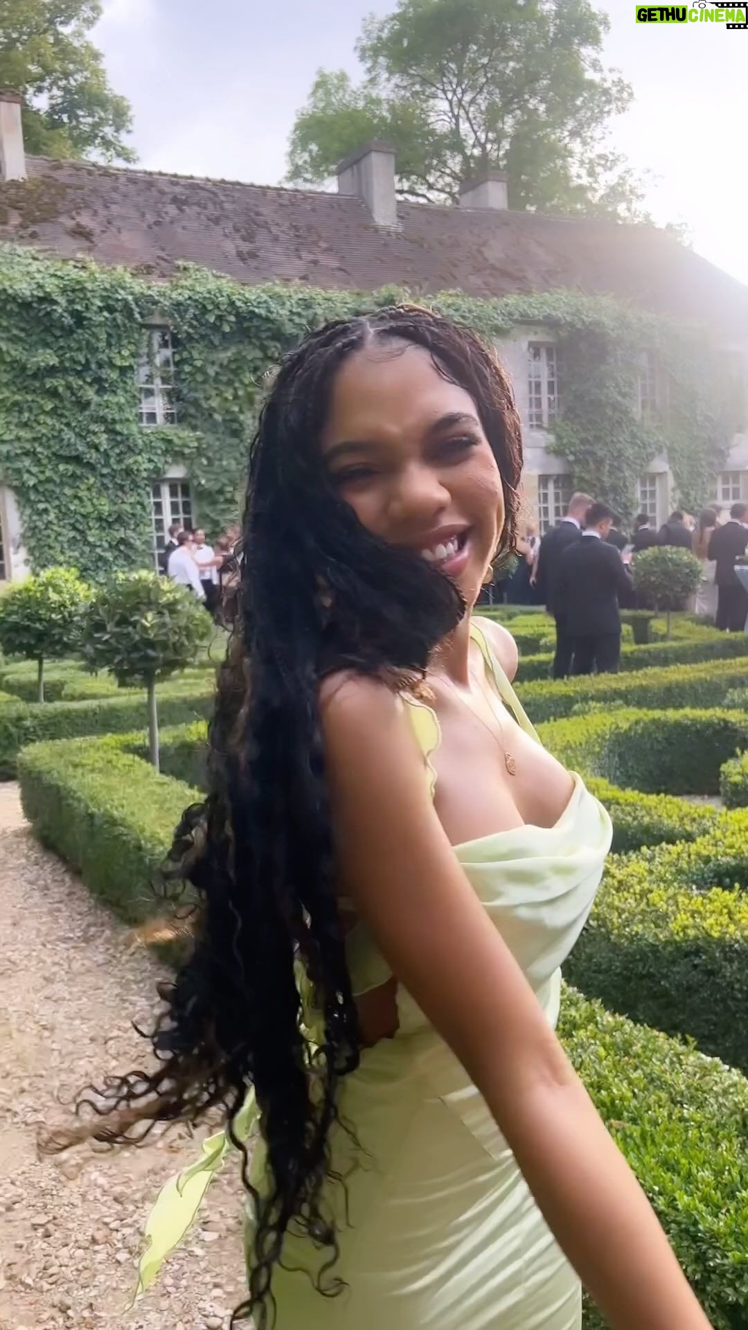 Teala Dunn Instagram - Most magical day in my life 🍾🎊 congratulations Hannah and Dylan!! I love you forever ♾️ @hannahg11 Paris, France